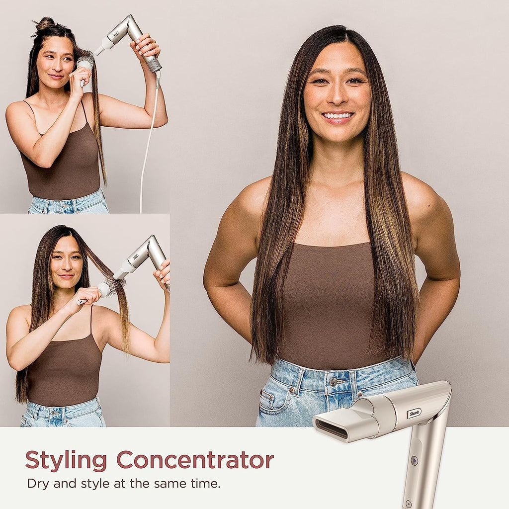Styling Multi-Styler,Straight Powerful HD430 & Wavy, Air Shark Dryer FlexStyle Drying Blow & and System, Hair