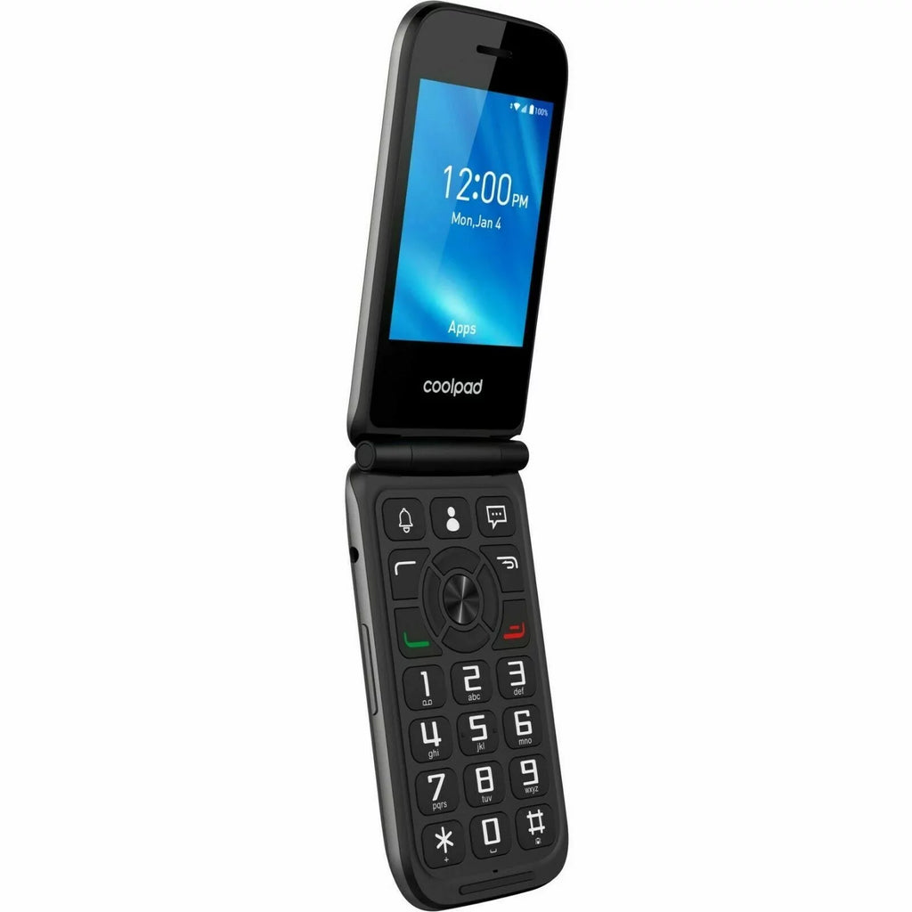 Phone Phone GSM LTE Belleza (Used) Flip 8GB COOLPAD Gray 4G CP3321AT Unlocked -