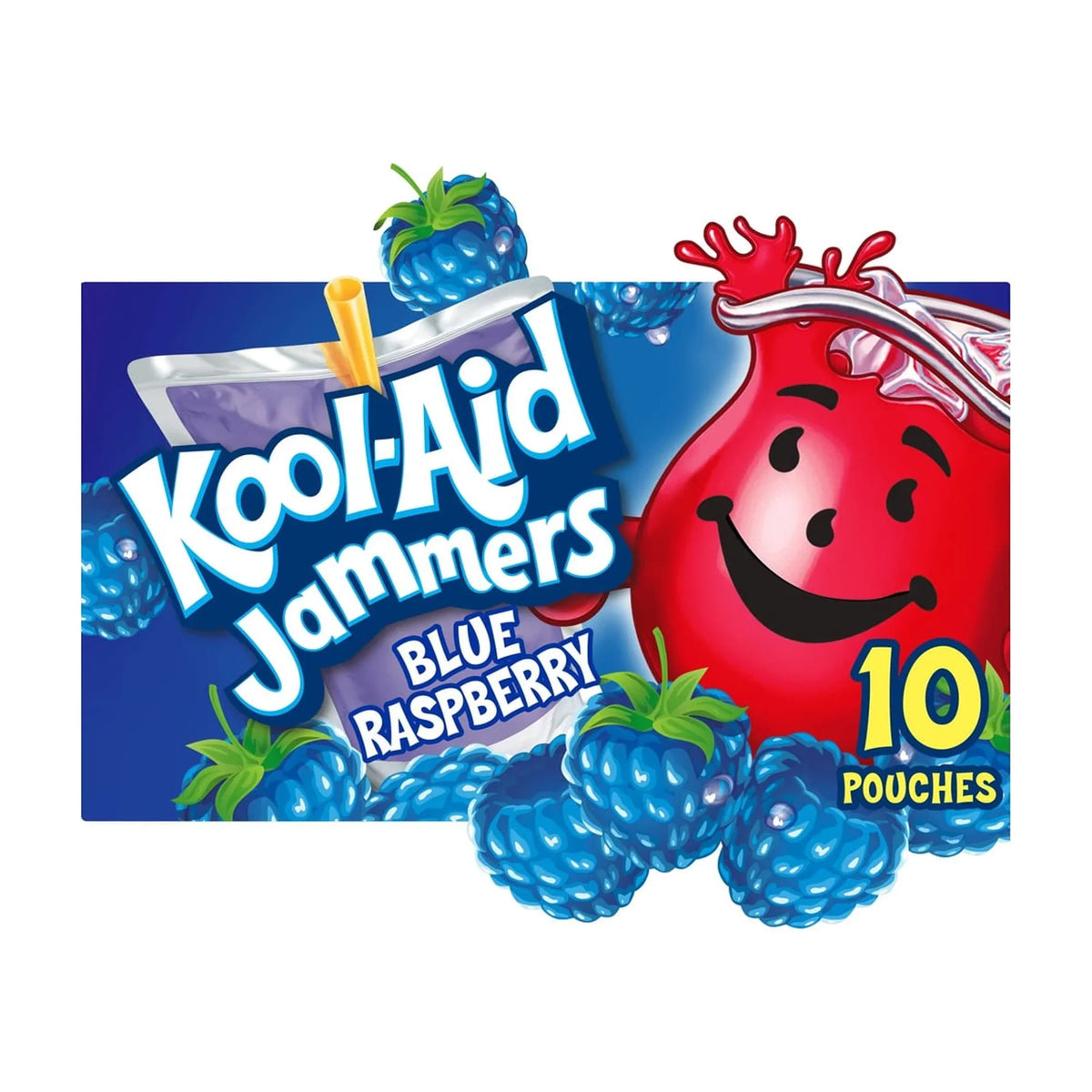 Jammers Blue Drink, Kool-Aid of Raspberry (Pack 6) Fruit