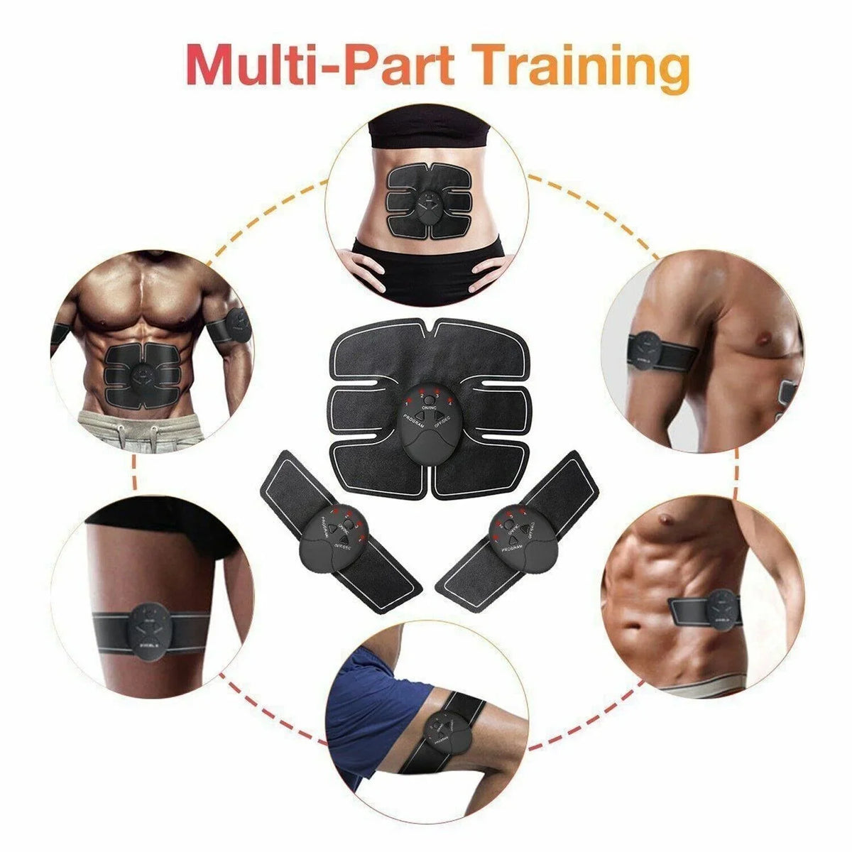 Burner Electric Toner Machine Belt Binder Muscle Gym Fitness Fat ABS Toning