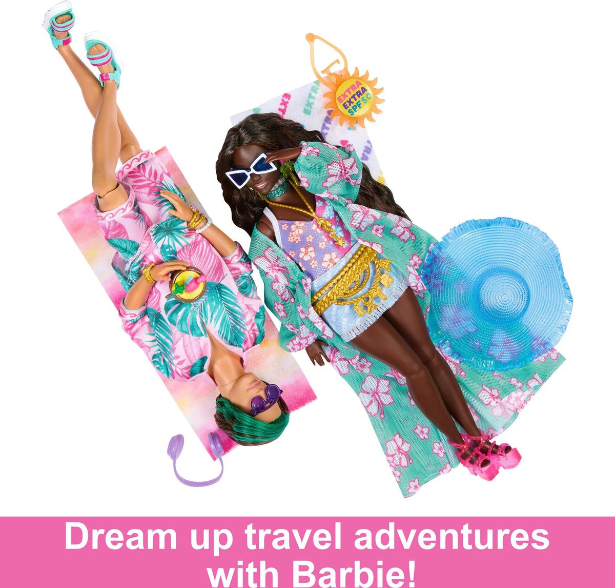 Fly with Doll Extra Barbie Fashion, Beach Ken Travel
