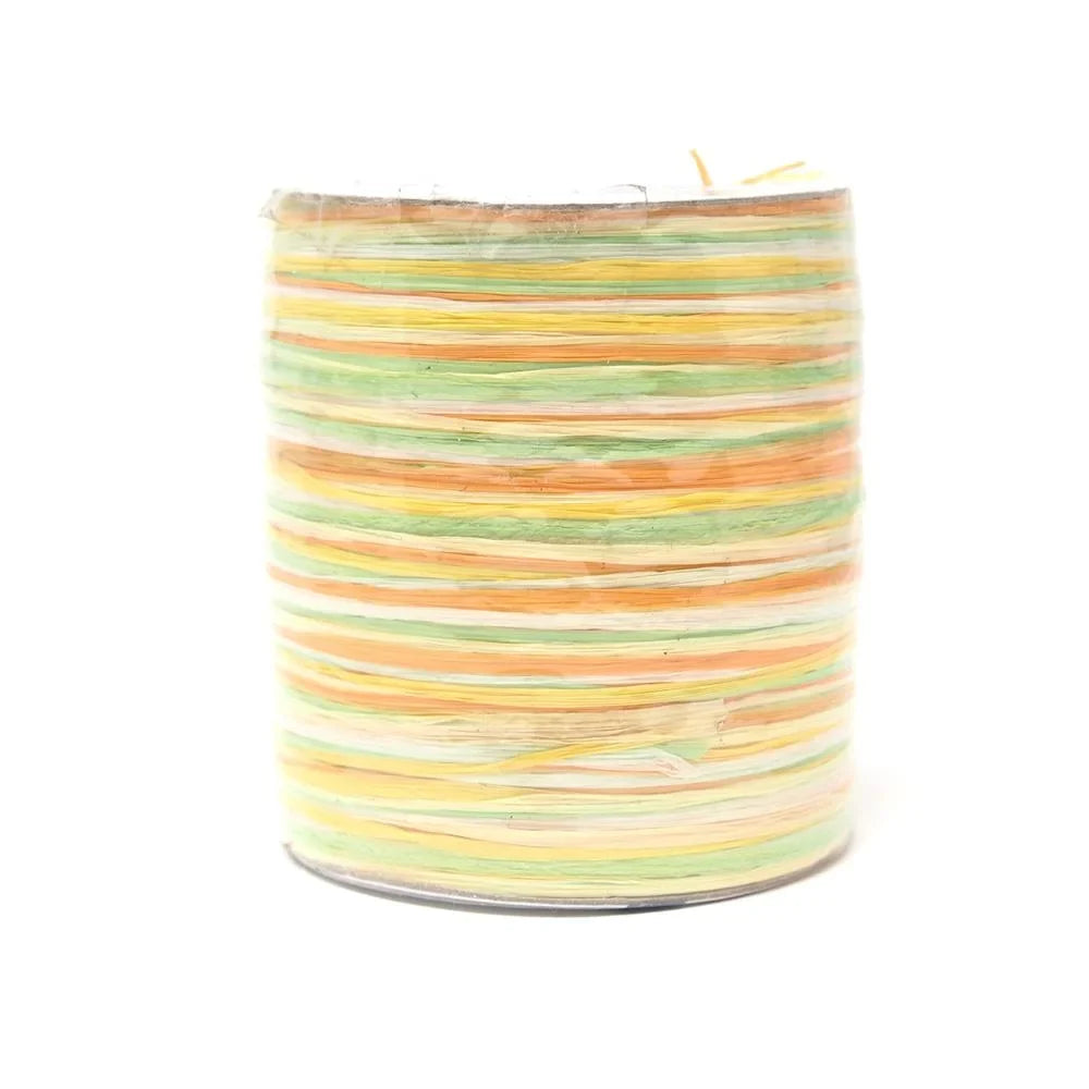 Premium 55-Yard Pastel Yellow, Germany, Raffia, Multicolored Made in