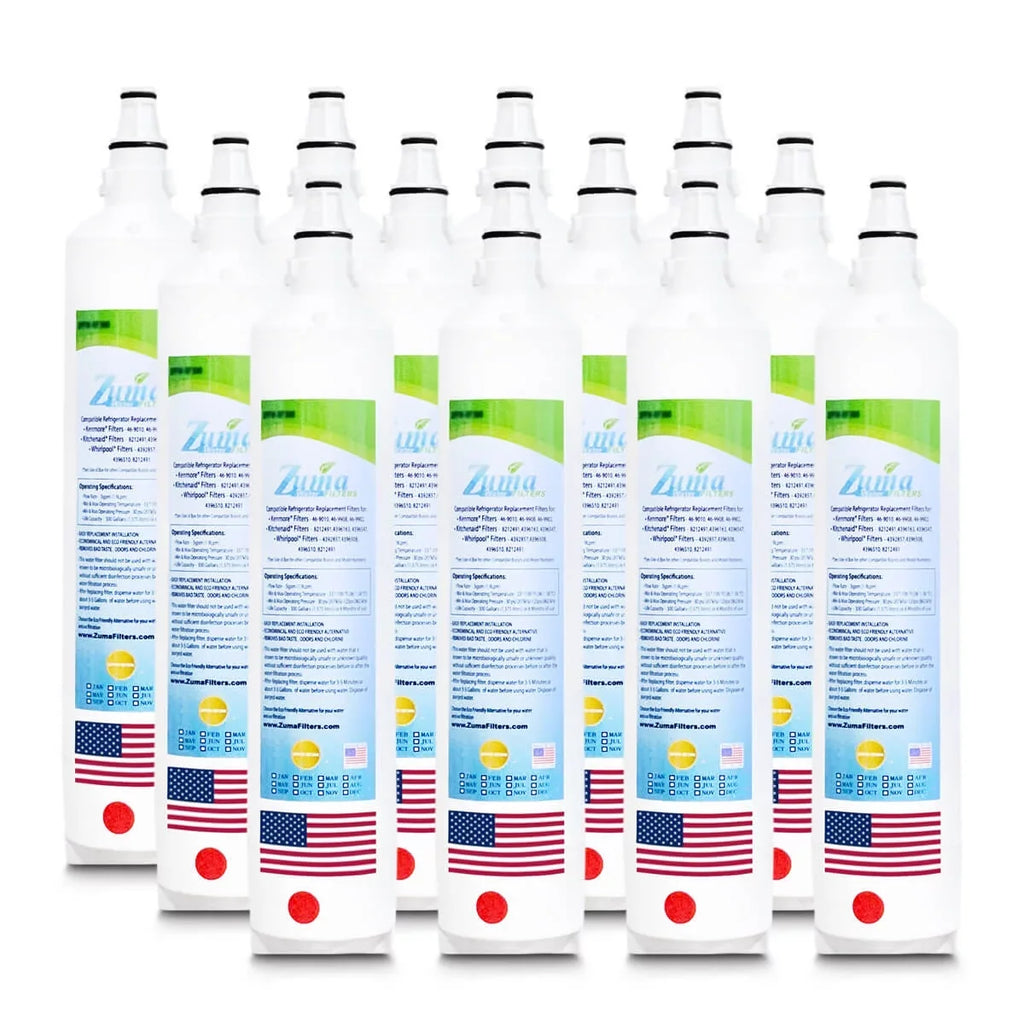 Filters , Compatible 12 ZUMA - Brand Made Model in # 4204490 , Pack - Water ZWFZ1-RF750 U.S.A. Subzero® , with