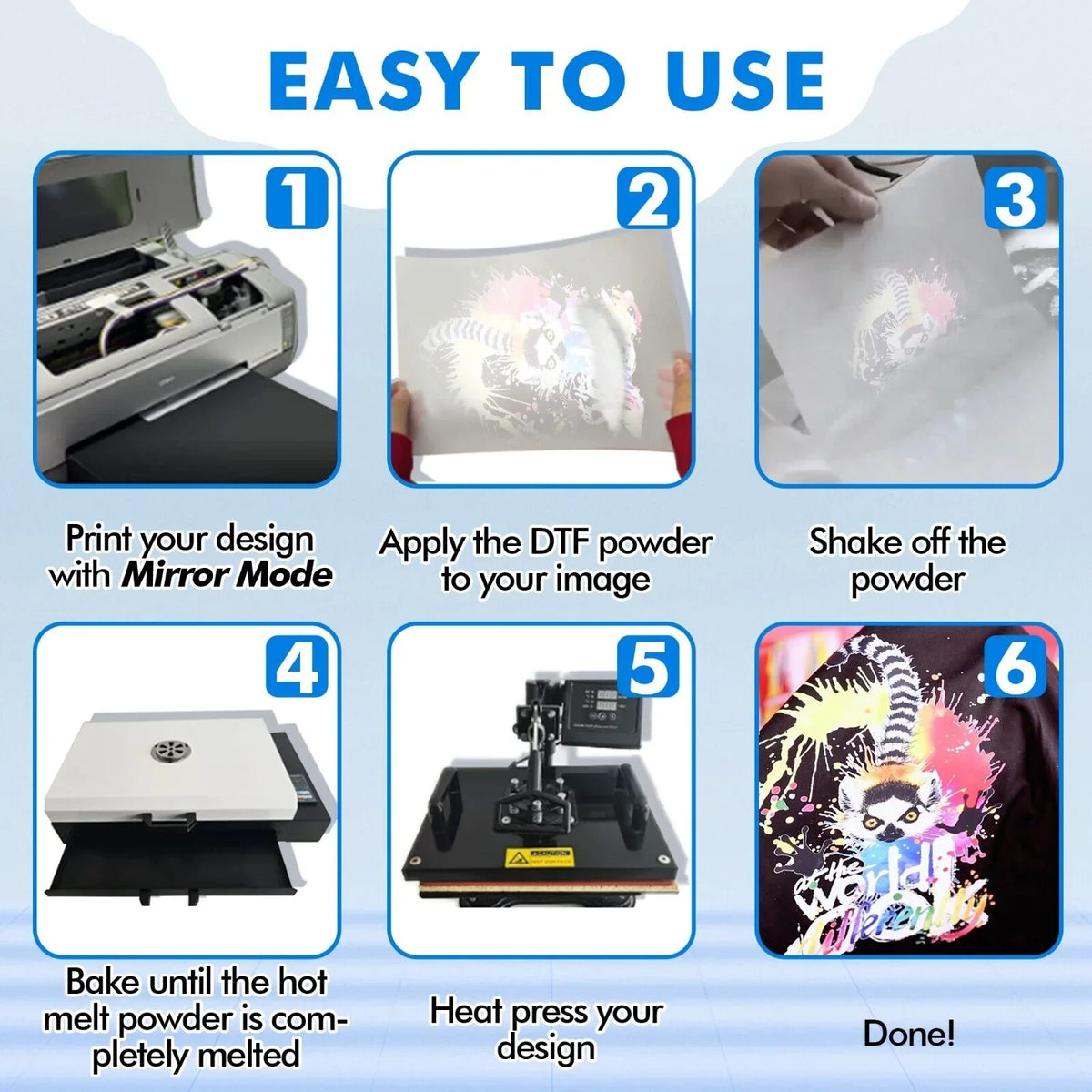 Film DTF in FT for DTF Roll Roll Paper Transfer 13 328 DTF Transfer, 13"x328' Sublimation A-SUB Film Heat X DTF
