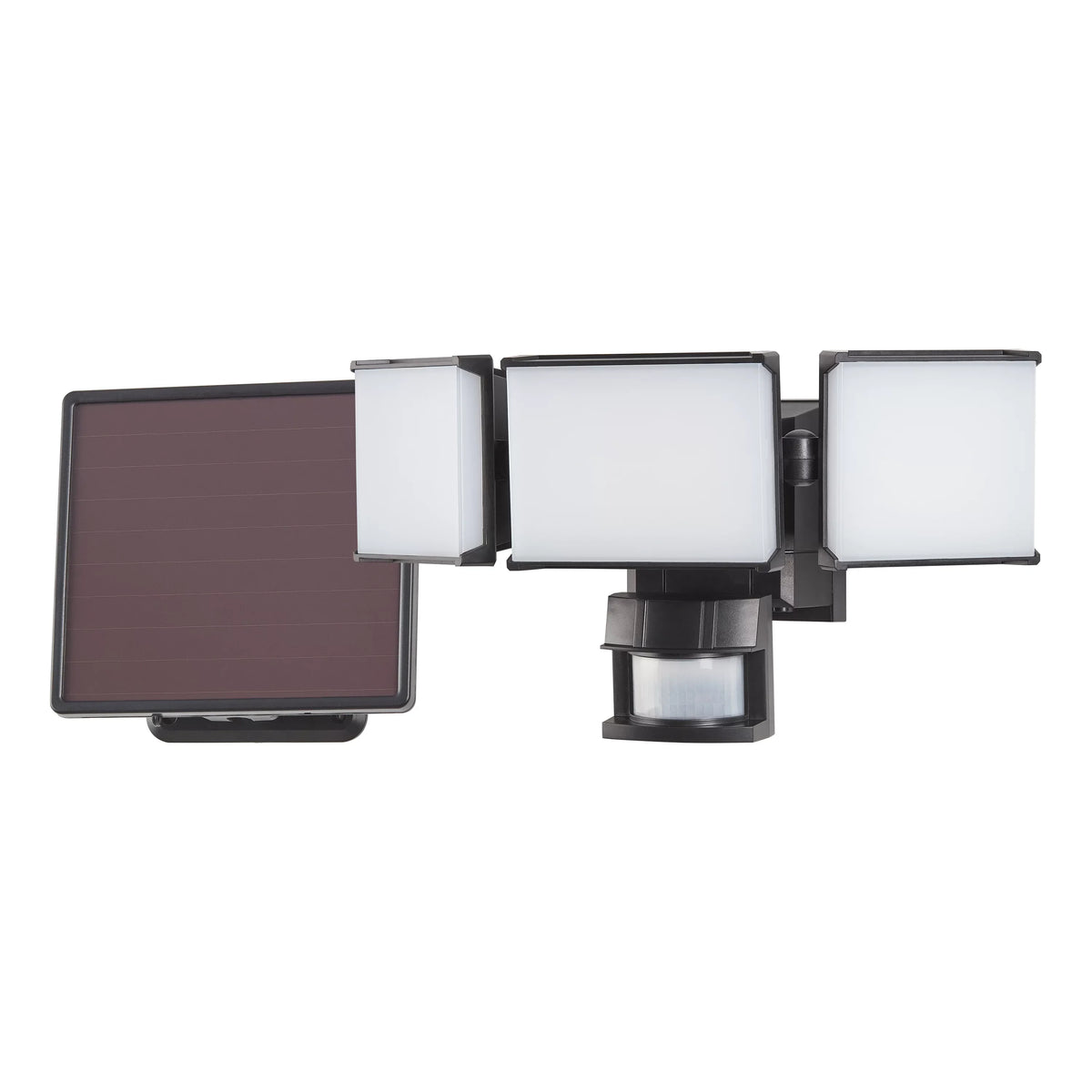 Light, Lumen Hyper Motion Black, Outdoor, Head 2000 Flood Security Sensing Tough Three Solar LED