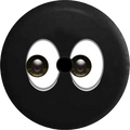 2018 2019 Tire Eyes Eyeballs Spare Backup Cover RV for 32 Text Inch Emoji Camera JL Wrangler Jeep