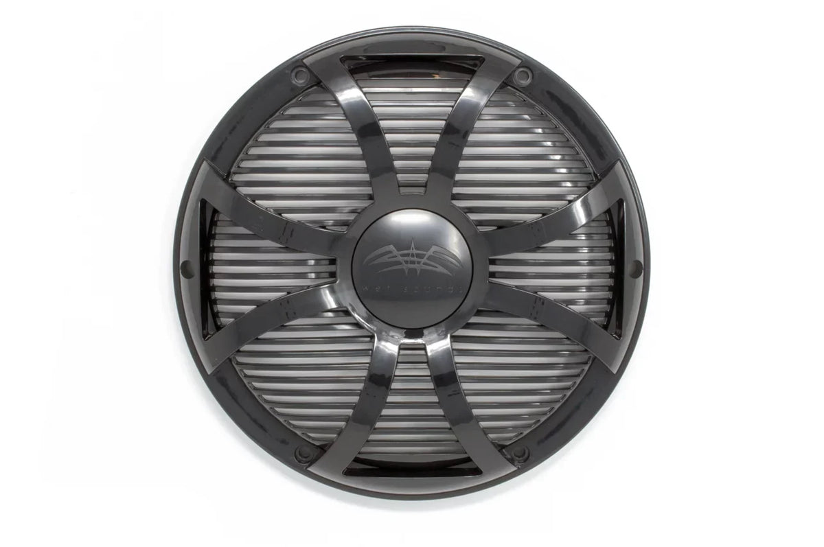 for Black SW Inch (Refurbished) REVO Sounds LED Closed Subwoofer the Grill 12 REVO Wet Restored Style SW-B 12 Marine GRILL
