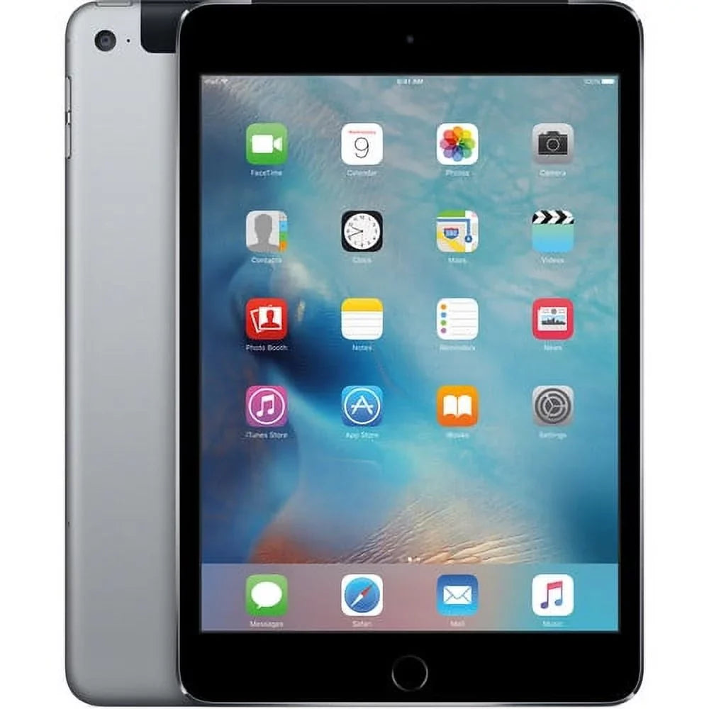 128GB Wi-Fi Gray MK8D2LL/A Apple 4 Restored (Refurbished) Space iPad Mini
