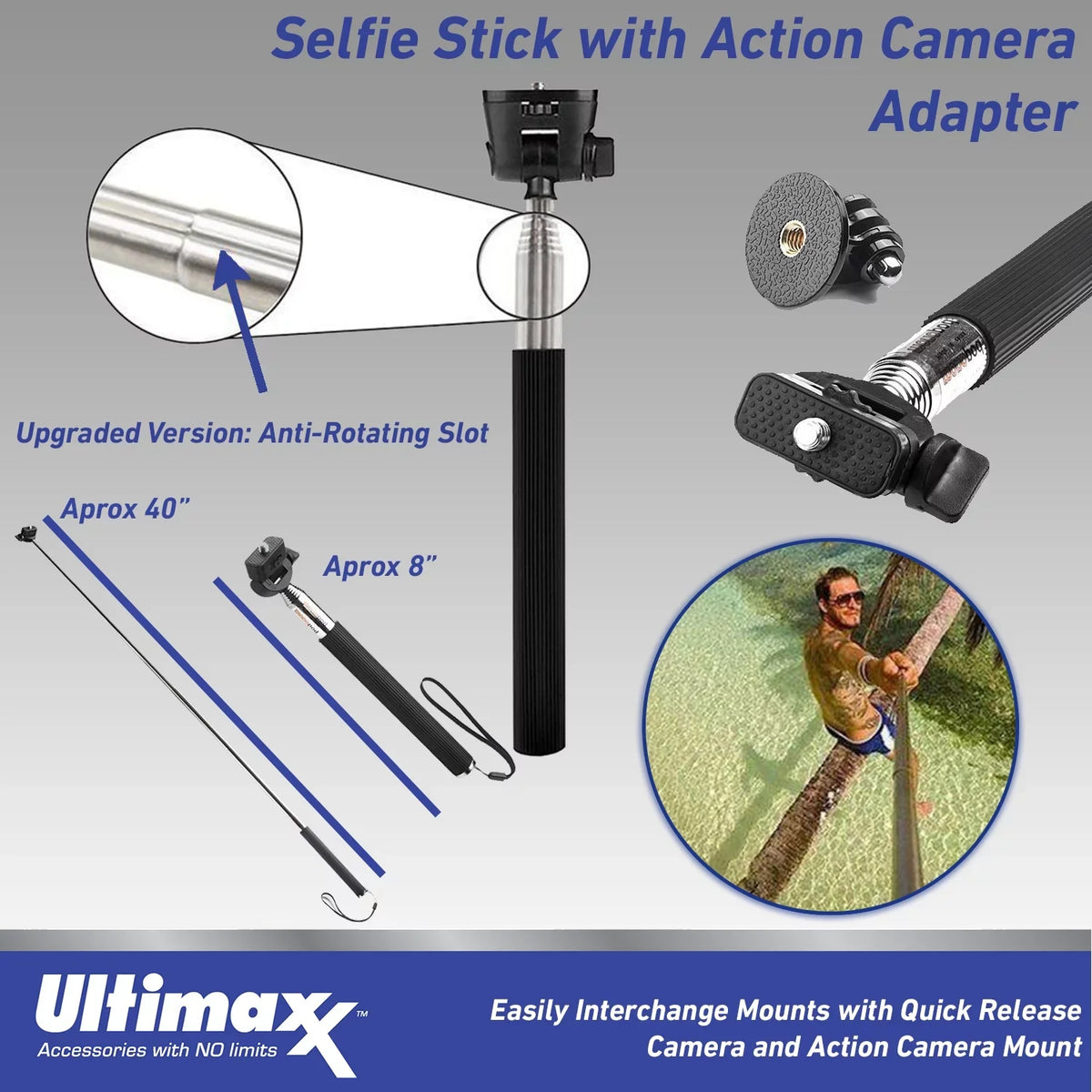 Advanced Ultimaxx Includes: Bundle) Mini 3 Action GO Bundle Camera Action (25pc Cam More Insta360 Metal Mounts, Adapter Dolly & - for 1/4” Screw (128GB)