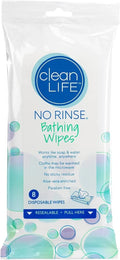 Maximum (5 Premoistened Latex-Free and and Cleanlife (8 - by Microwaveable, Hypoallergenic Enriched Products Vera Wipes and "Bathing for Pack), Wipes)" Cleansing Deodorizing Aloe