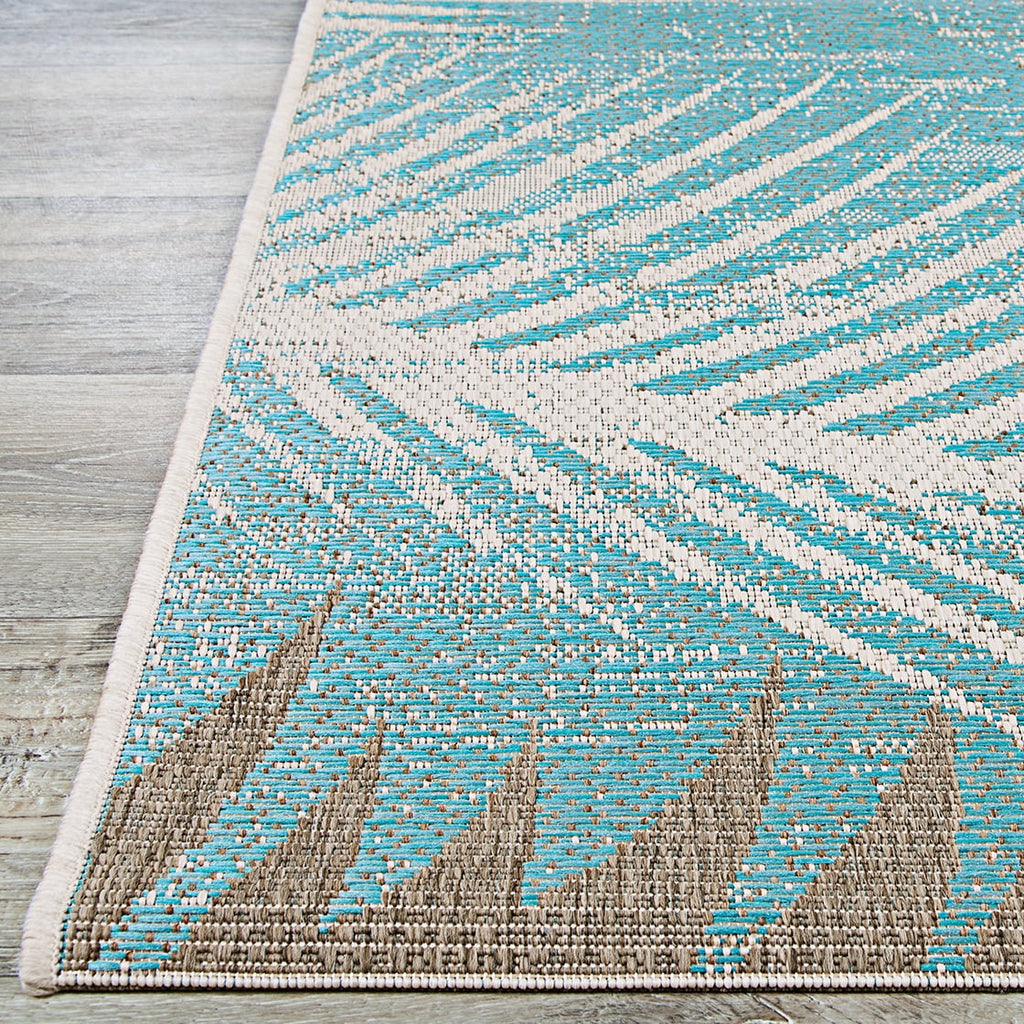 Rug, ft. x in. Palms Couristan Monaco 10 3 24293134023710U Tropical 7 2 ft. in. Aqua
