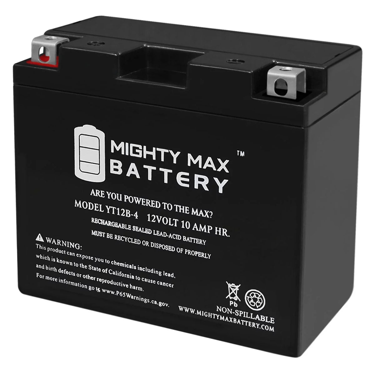YT12B-4 V for Yamaha 12V 10Ah 15-17 XVS650 Replacement Battery Star