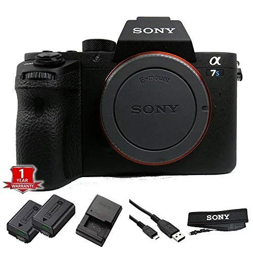 No a7S Sensor, Camera Model) MP Full-Frame Sony Warranty 12.2 E-mount (International ILCE7SM2/B Black II with
