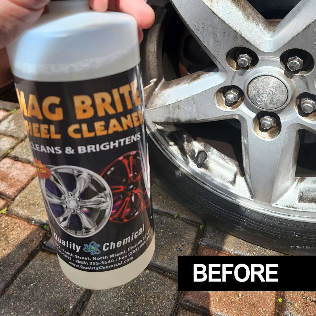 Wheel Brite case Gallon Cleaner / Rim Mag Acid 2 and