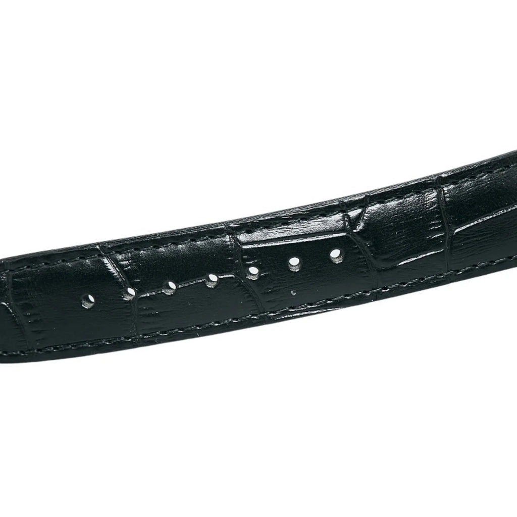 White Winding Pre-Owned External Watch 15JEWELS Junghans Belt JUNGHANS Steel Manual Dial Ladies Black Stainless (Good)