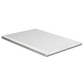 Transitional Bowery Hill King Bunkie White in Fabric 2" Board