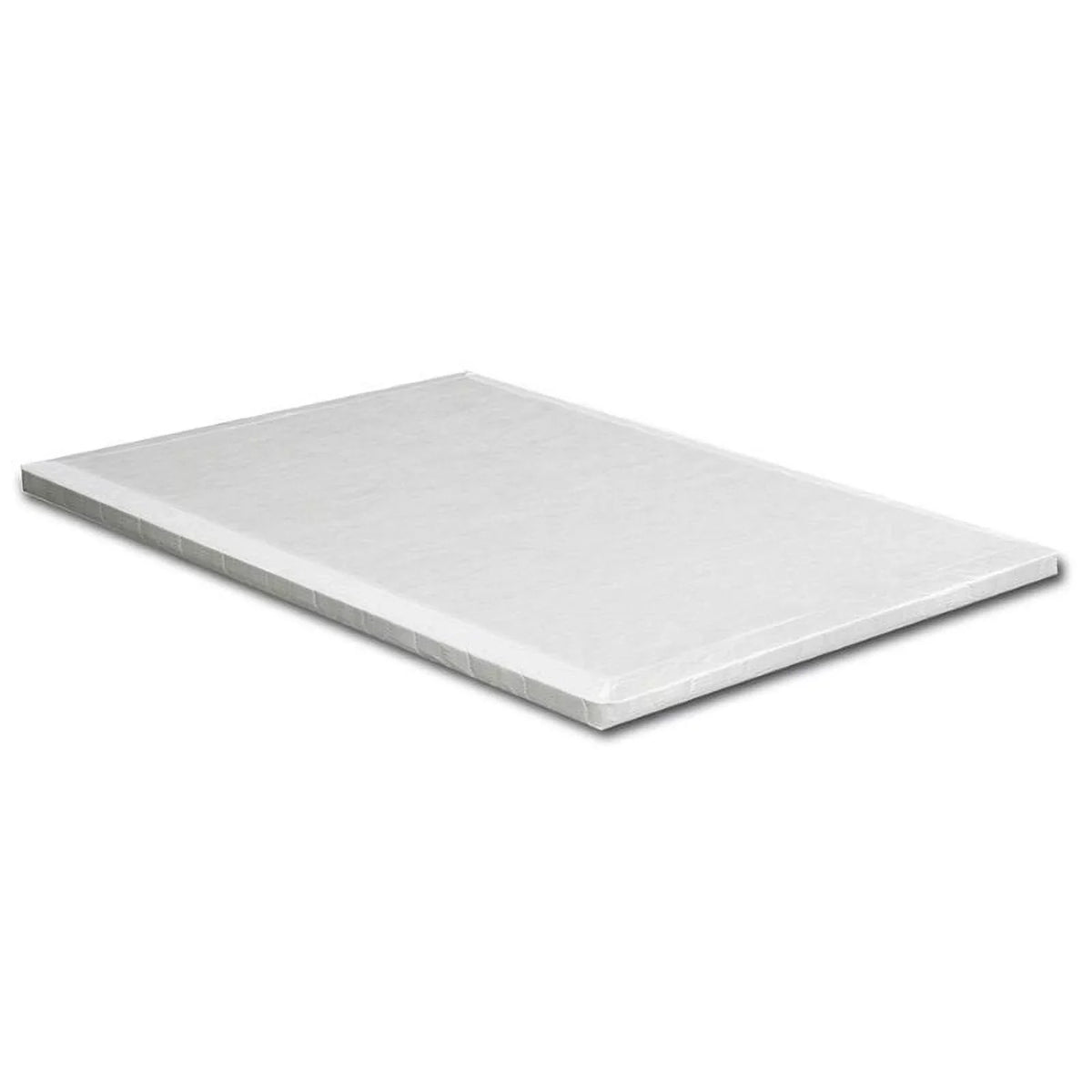 Transitional Bowery Hill King Bunkie White in Fabric 2" Board