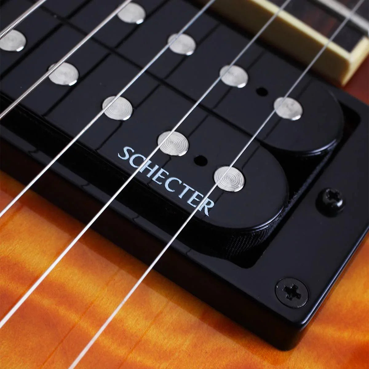 Sunburst) Extreme-6 (Vintage Omen Electric Guitar Schecter