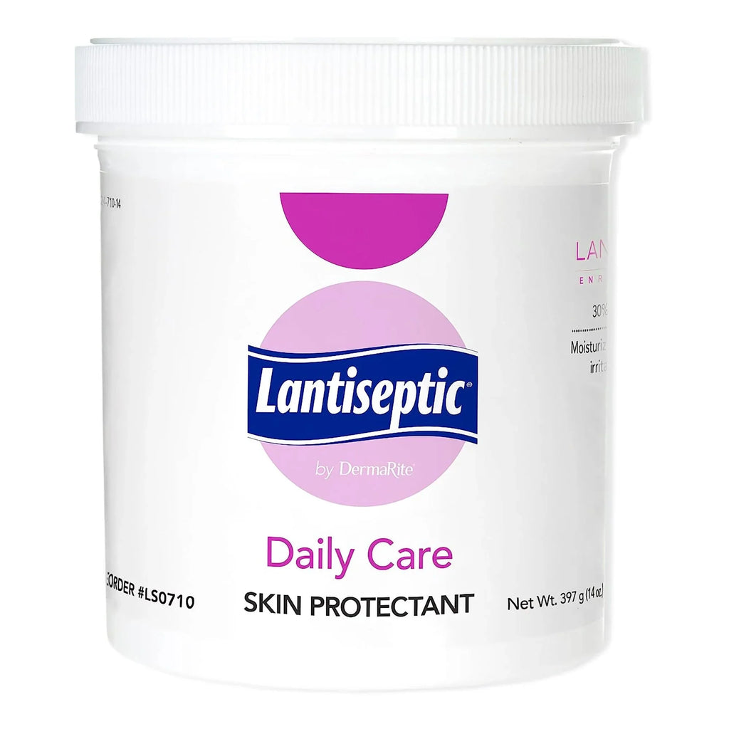oz. Skin Cream Scent LS0710 Lanolin 1 Protectant Jar 14 Ct Lantiseptic