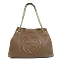 Bag Gucci Ladies Tote Chain Pre-Owned (Good) 308982 Soho Calf