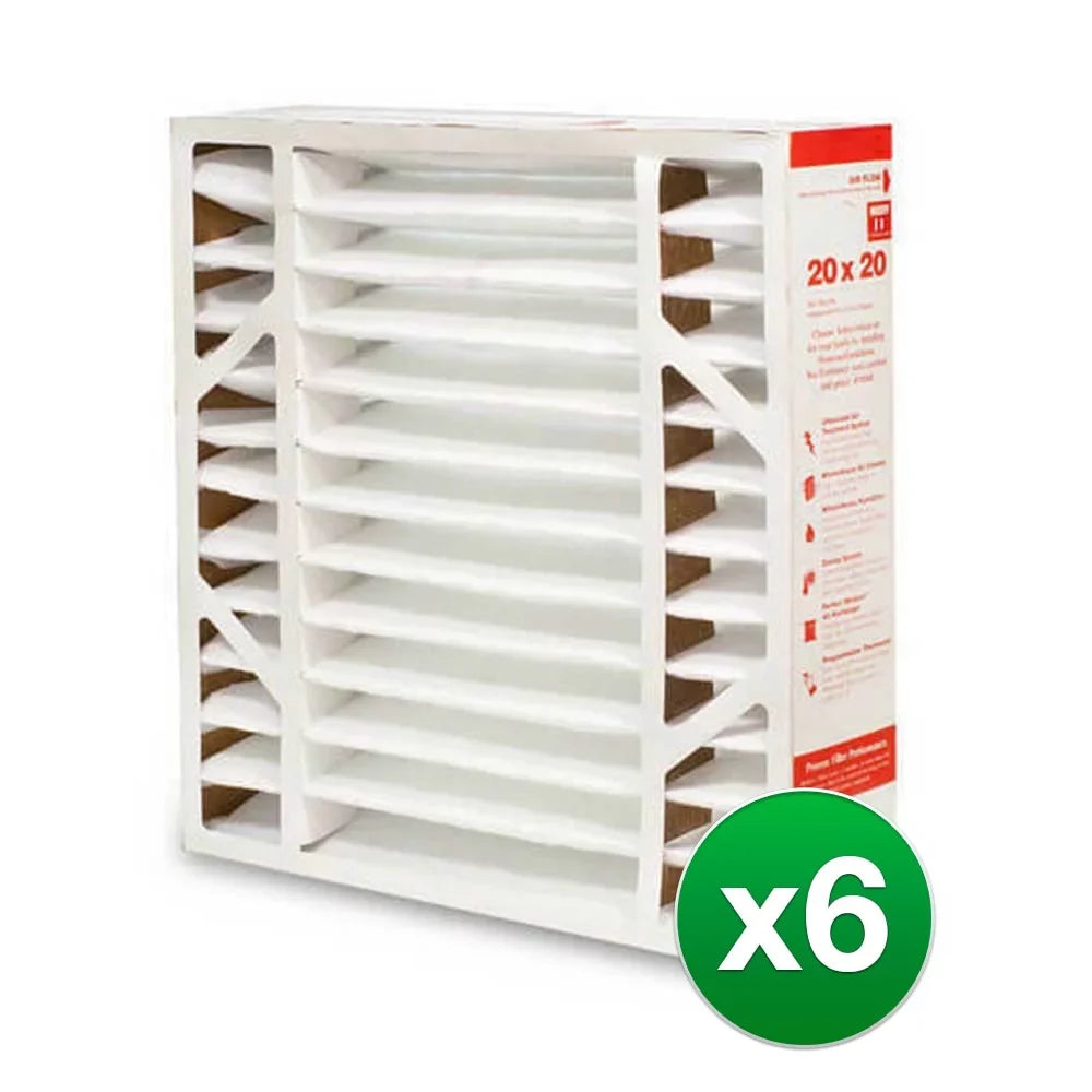 AC 20x20x5 for Air FC100A1011 (6 Replacement Filter 11 MERV Pack) Furnance Honeywell
