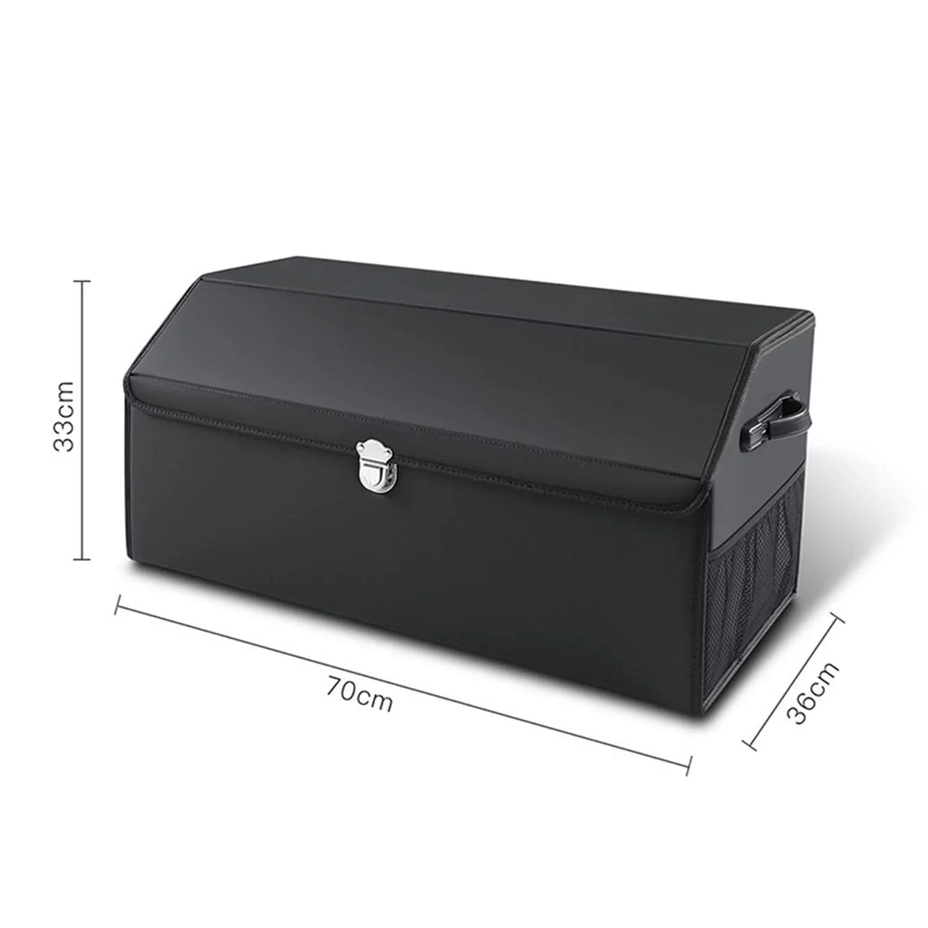 Car L Handles Trunk Storage Car Dustproof Organizer with Foldable Bin for Box Cars