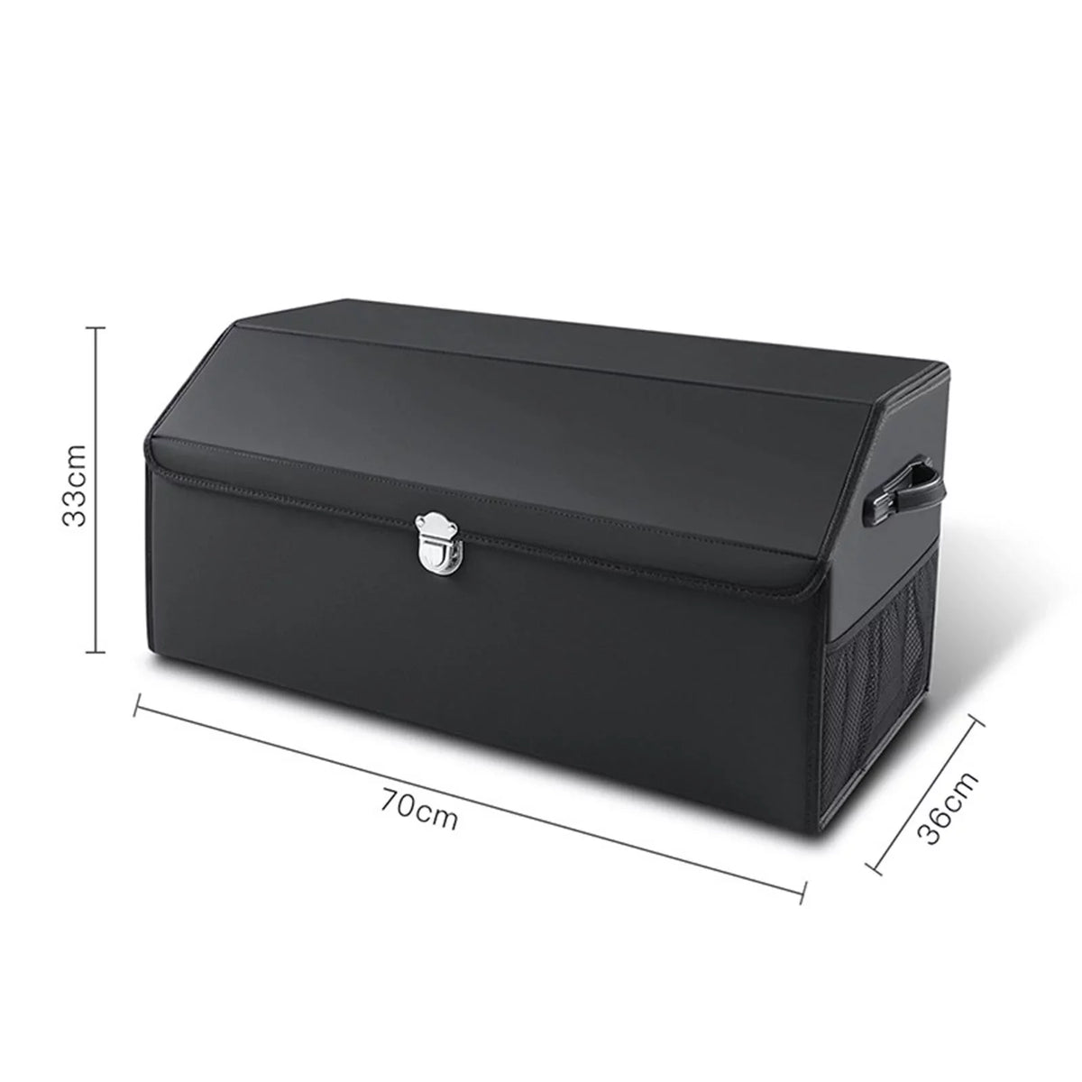 Car L Handles Trunk Storage Car Dustproof Organizer with Foldable Bin for Box Cars