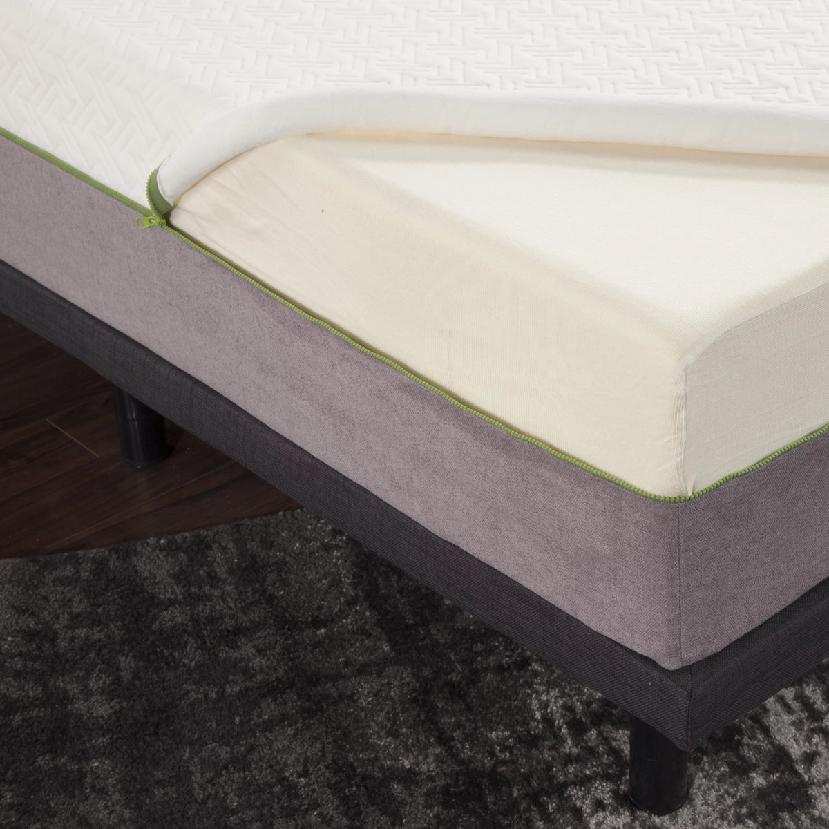 Blissful Nights Infused Queen Mattress, Foam Memory Copper 12”