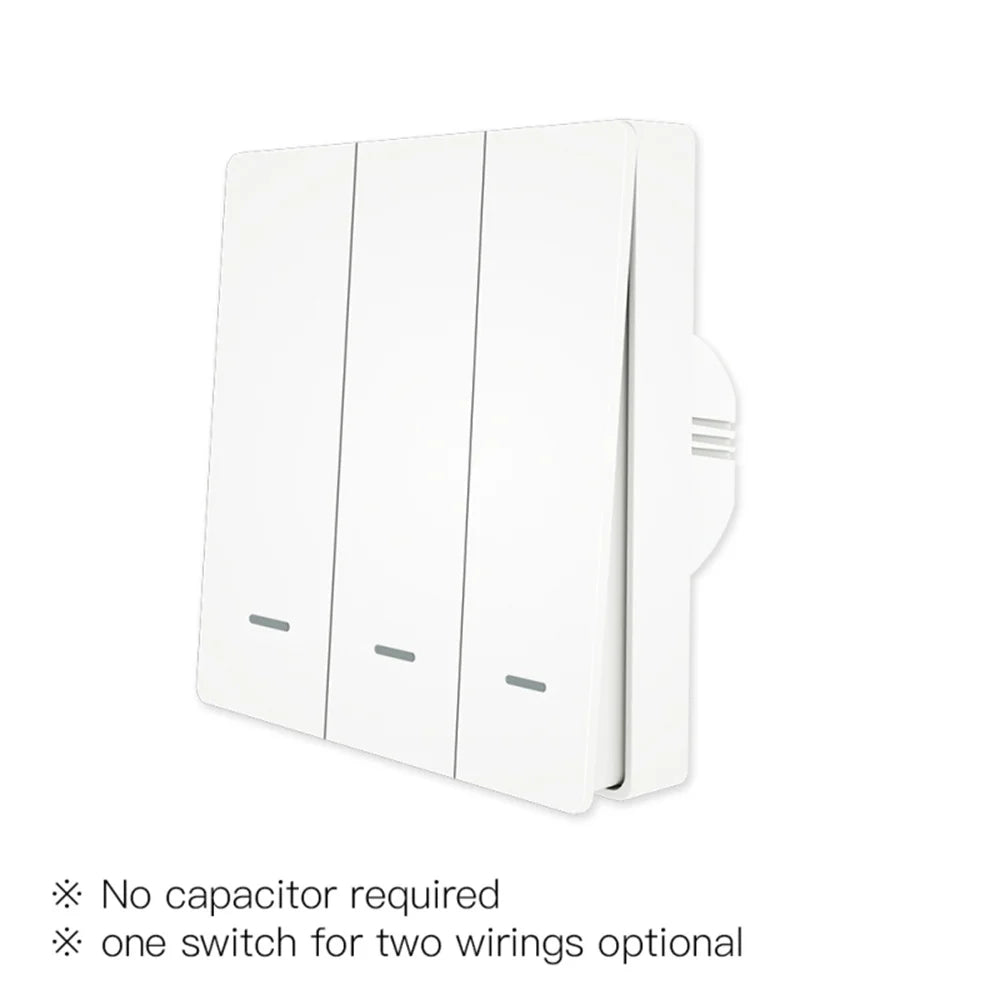 Smart Google Alexa Switch Life Tuya Way ZigBee with No Works 2mqtt 2/3 Light with/without Needed Wire Neutral Capacitor Smart