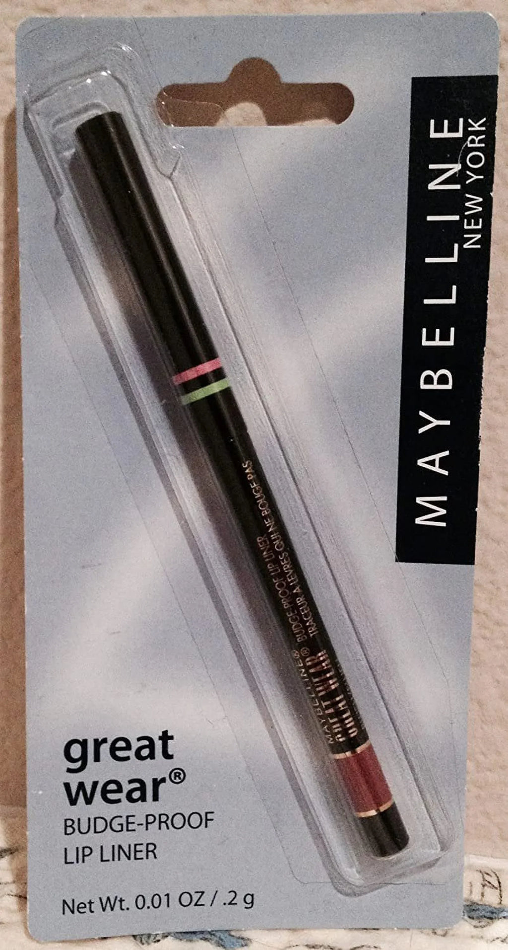 1 3 - Liner Pencil. Proof Brick Maybelline Pack Budge Lip Wear Great
