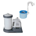 Mounted Filter Wall Skimmer GPH Intex Cartridge and Pool Clear 2500 Krystal Pump