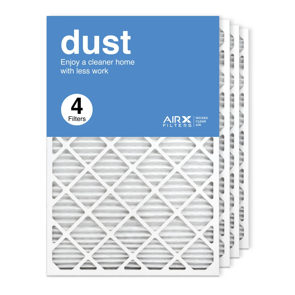 MERV 8 Filter, Filters Air Pleated AIRx HVAC AC Made Air Dust Furnace Filter USA the in 24x36x1 4-Pack