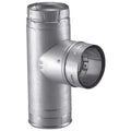 Tee Cap PelletVent Galvalume Single 4PVP-T Pro Clean-Out with - 4'' Tee