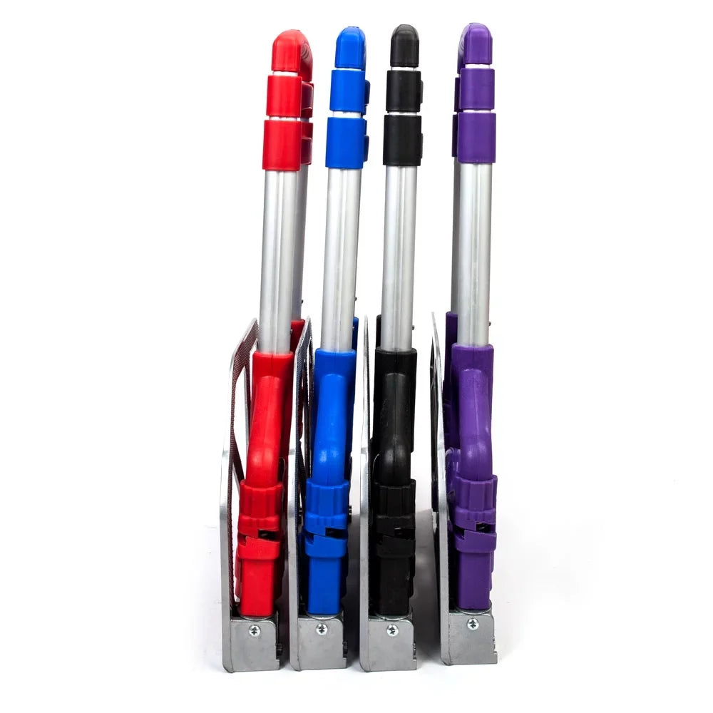 YeekTok Luggage Truck Cart Collapsible Portable Hand Purple Trolley Aluminium Push Folding