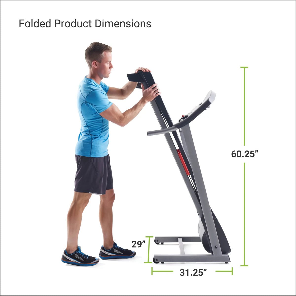 Weslo 5.9i Folding Treadmill, Manually Compatible Cadence with Adjustable Incline G iFit