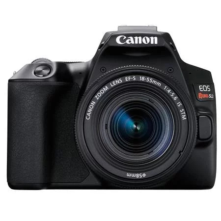 DSLR EF-S Filter, Kit, Software with EOS with f/4-5.6 Rebel Card, SDHC UV MAC - Camera Package Bundle Black Camera Cleaning IS Case, 58mm STM Lens, SL3 18-55mm 32GB