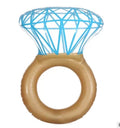 Pool Adults Swimming Diamond Bride Accessories Raft Yejaeka Float Ring,