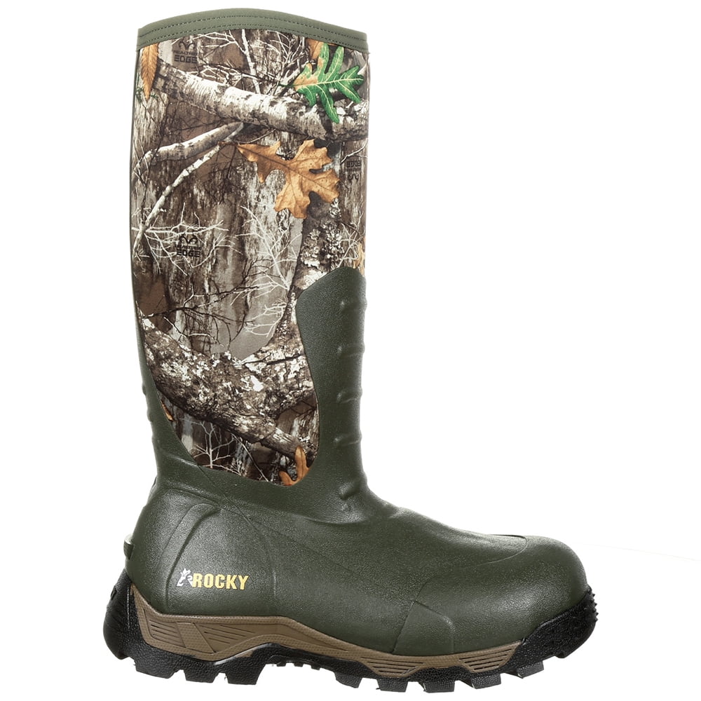 16 Mens Inch Pro Rocky Rubber Waterproof Casual Outdoor Insulated Mid Boots Sport Calf
