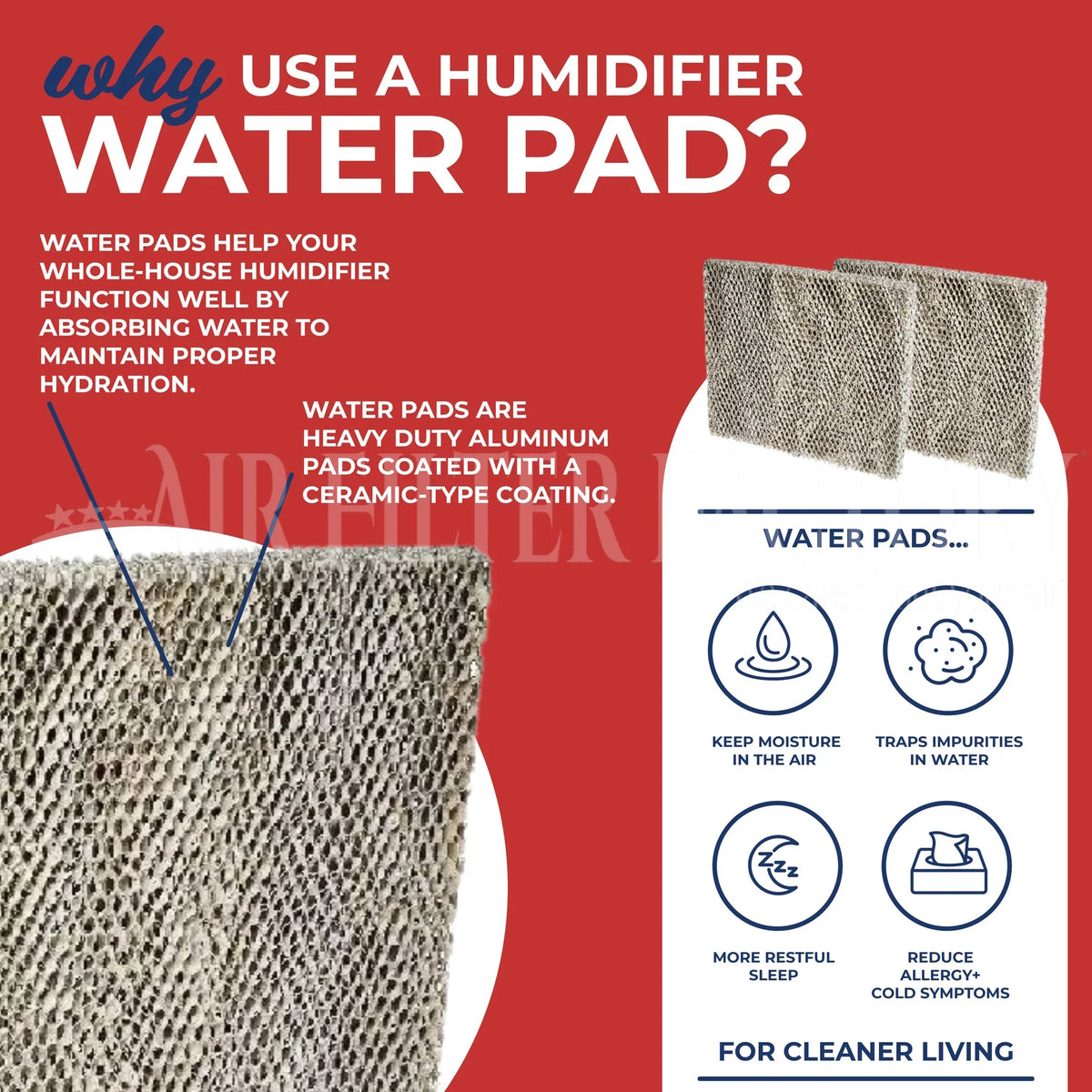 HE225B Compatible HE225A1006, Honeywell with Filter HE225A104, 2-Pack Filter Factory Humidifier Air