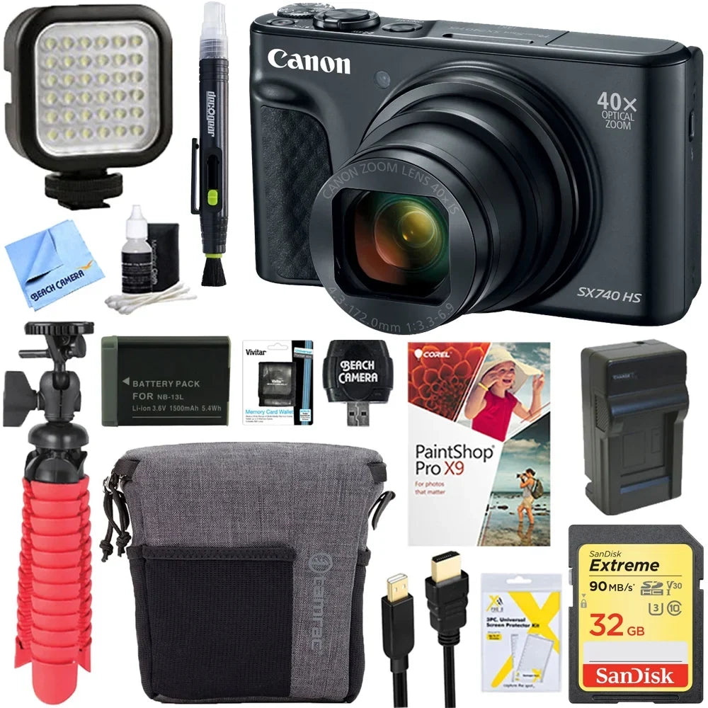 Canon PowerShot Black 20.3 Camera, HS Compact Megapixel SX740