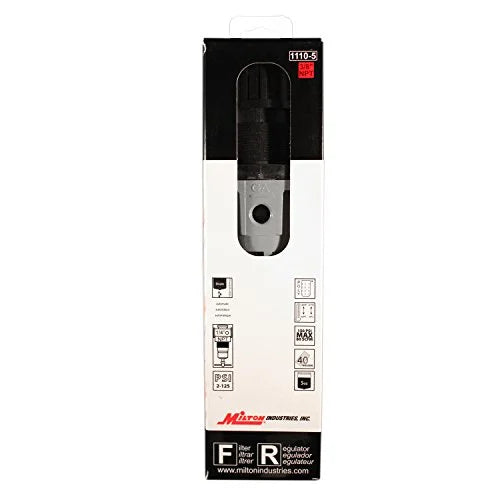 Piggyback 1110-5 Polycarbonate Milton Filter Regulator in. NPT 0.37