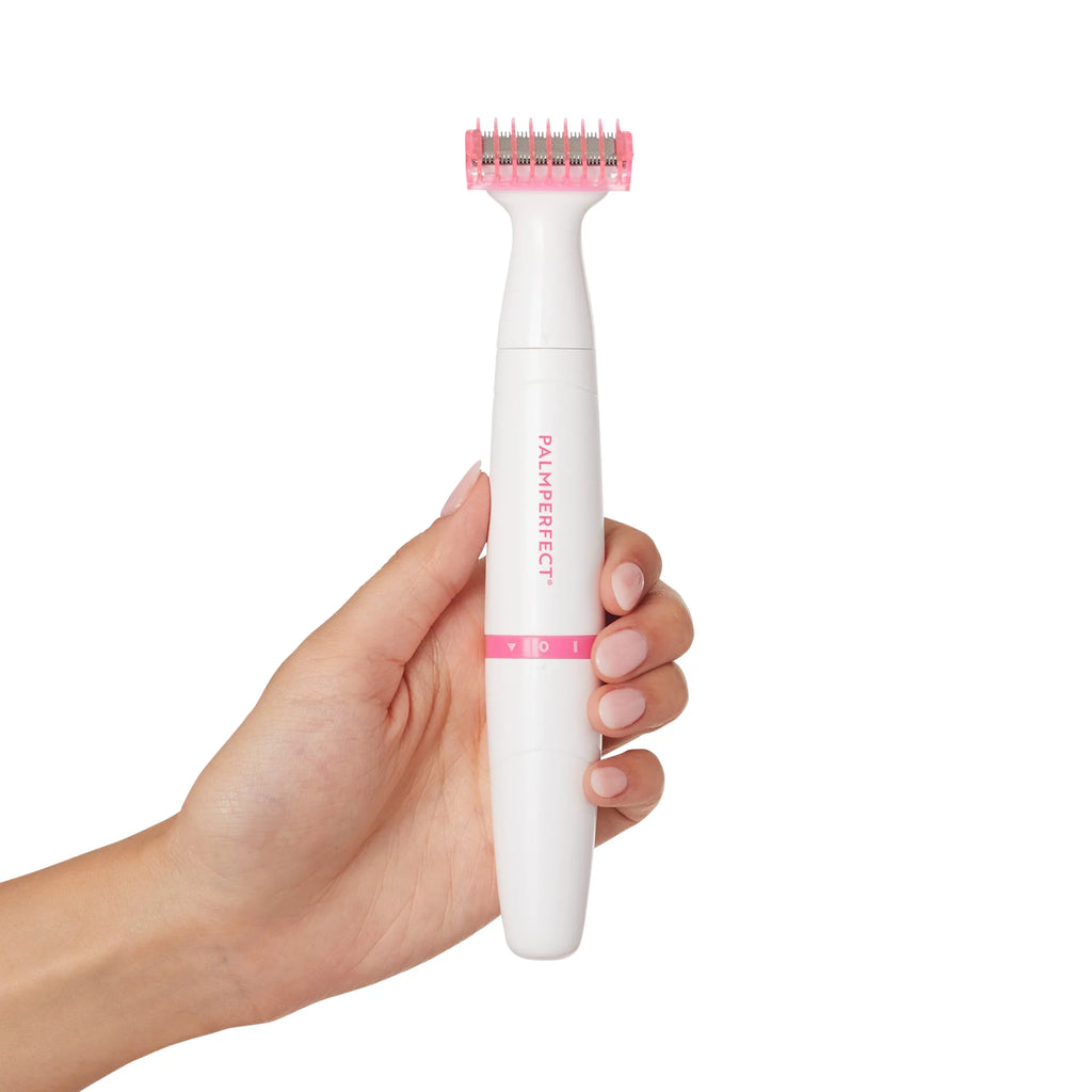 3 Shaver Resistant, Interchangeable PALMPERFECT Total Heads, Electric Water Grooming System, Female