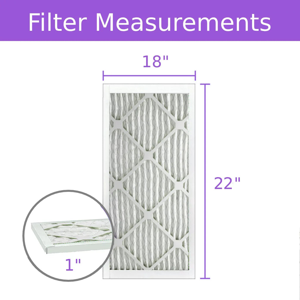 Filter, Extended 8, (6 Mechanical Air Pack) MERV DMK80 Surface 18x22x1, Pleated Purolator