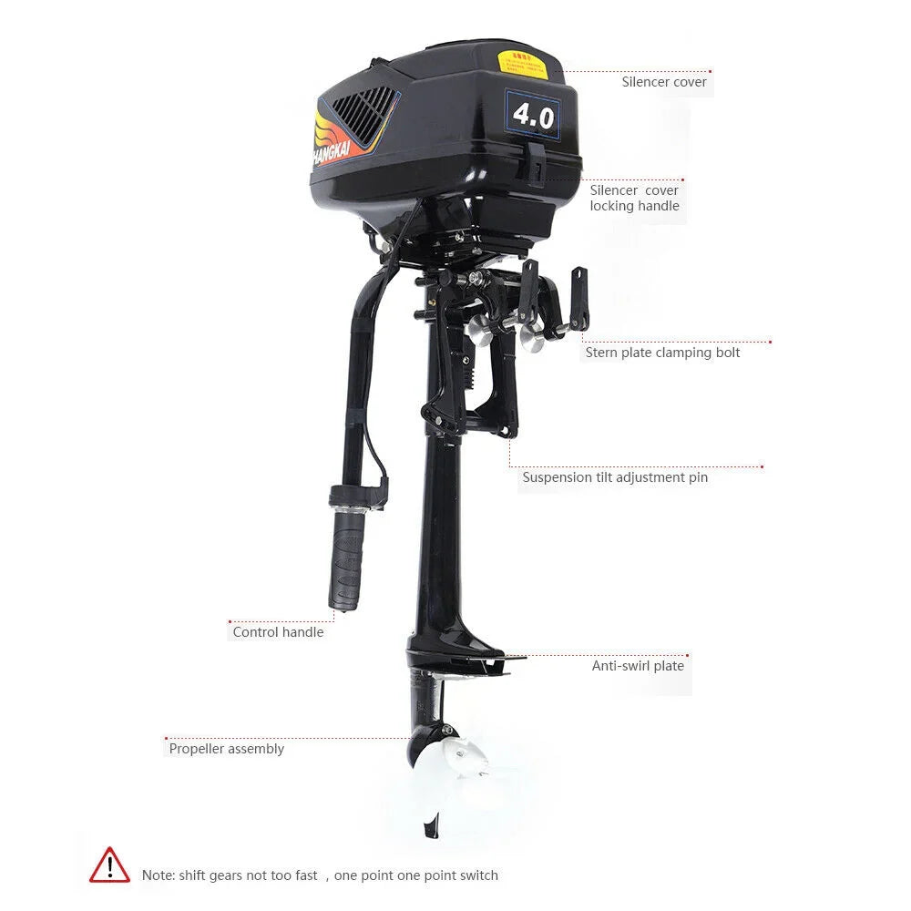 1000W 48V Trolling Motor Propeller Boat Electric Engine Outboard Fishing HANGKAI