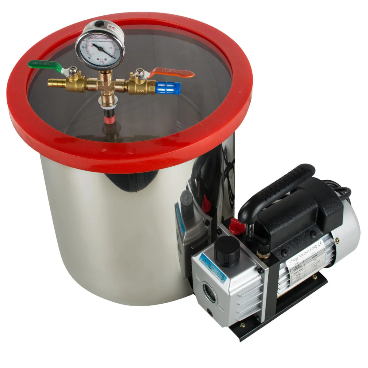 and Machine Remove Powerful Stainless Pump our Effortlessly Steel Silicone Vacuum Kit Air with Bubbles