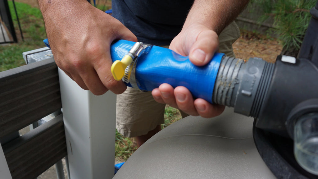 & Waste #400 1.5" with Backwash Water Swimming Pool Cartridge Hose for Fountain Sand Pools Filtered Kit Hose