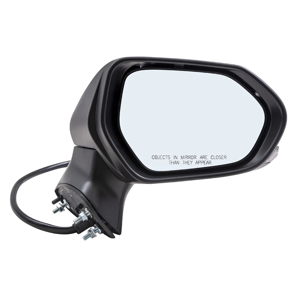 America Power Built Brock With Toyota With Camera Aftermarket Paint Mirror To Heat-Signal- 2018-2020 Compatible Right Match North Replacement Passenger Black Camry