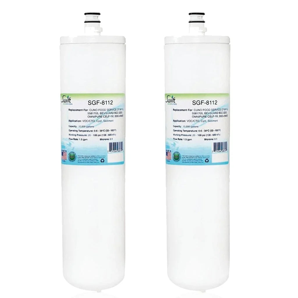 Water (Pack CFS8112, in , SGF-8112 Filters Made Commercial USA Green of Swift for 2) Filter 5581705 Compatible