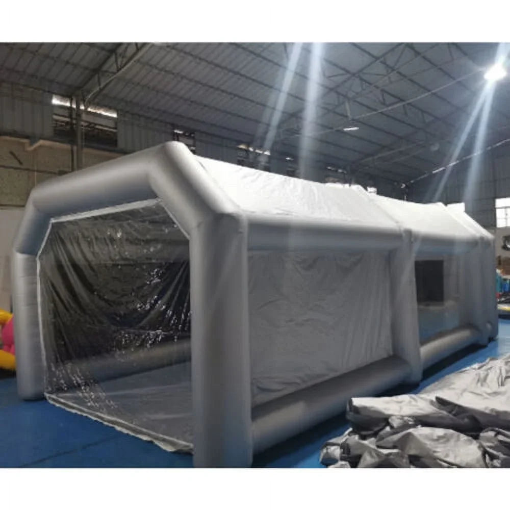 Paint Spray Car Filter Portable Tent Air Booth 28x15x10FT Inflatable Cabin