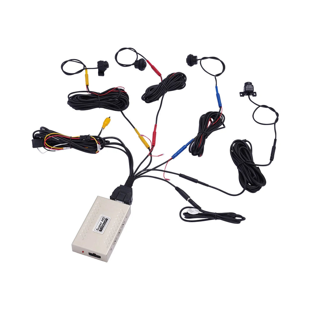 Camera Car Universal System Car OUKANING 4 Kit Panoramic 360° DVR View Rear 1080P Cameras Panoramic Recorder